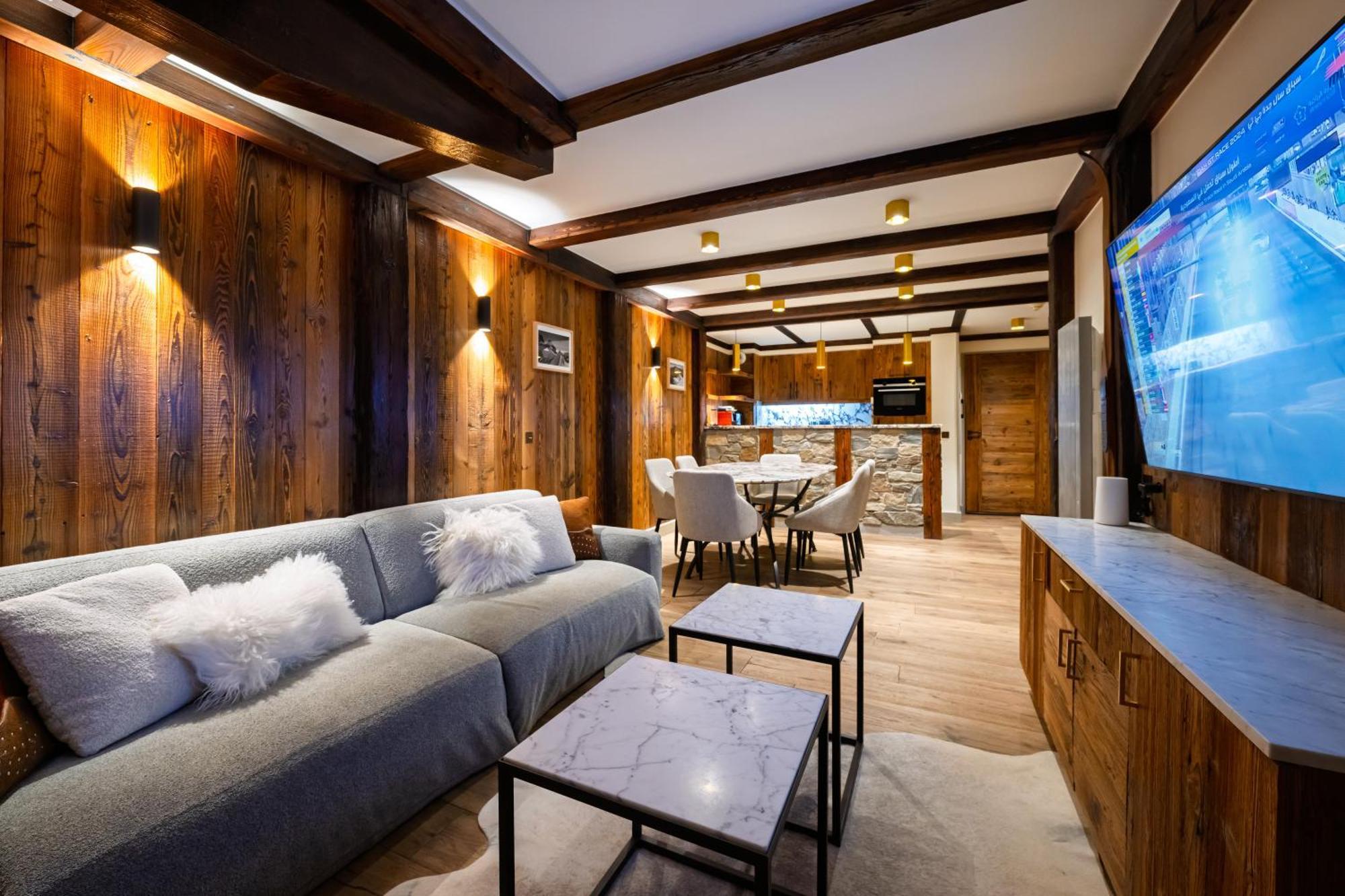 Luxury Suite 70M2 Balcon Courchevel1850 Parking Eksteriør billede