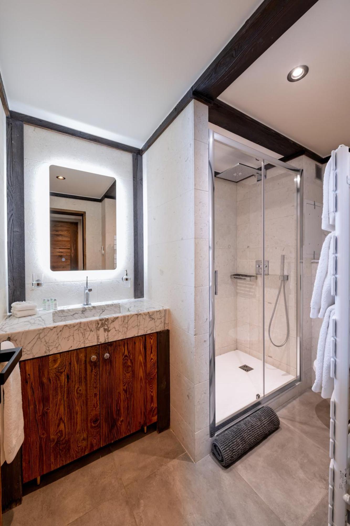Luxury Suite 70M2 Balcon Courchevel1850 Parking Eksteriør billede